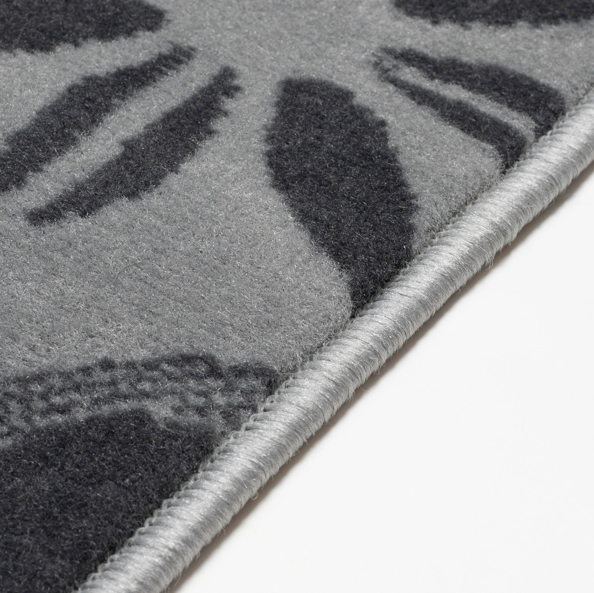 Stair Runner Hard Wearing Kitchen Mat - Texas Pink & Grey Floral Tiles Stair Runner Rug Masters