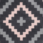 Stair Runner Hard Wearing Kitchen Mat - Texas Pink & Grey Geometric Tiles - Bargainia.com - 