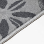 Stair Runner Hard Wearing Kitchen Mat - Texas Red & Grey Floral - Bargainia.com - 