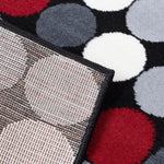 Stair Runner Hard Wearing Kitchen Mat - Texas Red & Grey Spots - Bargainia.com - 