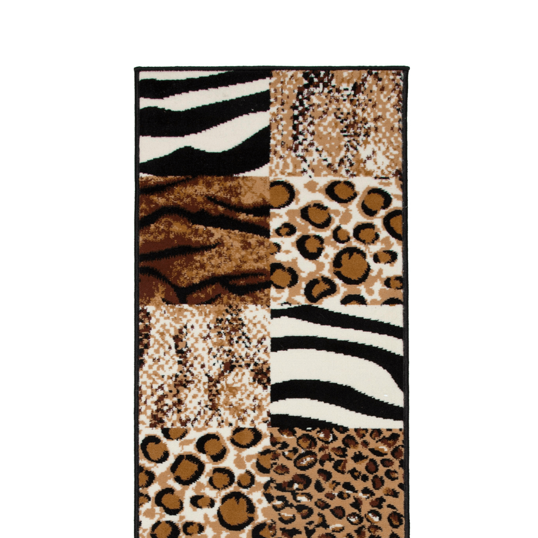 Stair Runner Hard Wearing Kitchen Mat - Texas Safari Print - Bargainia.com - 