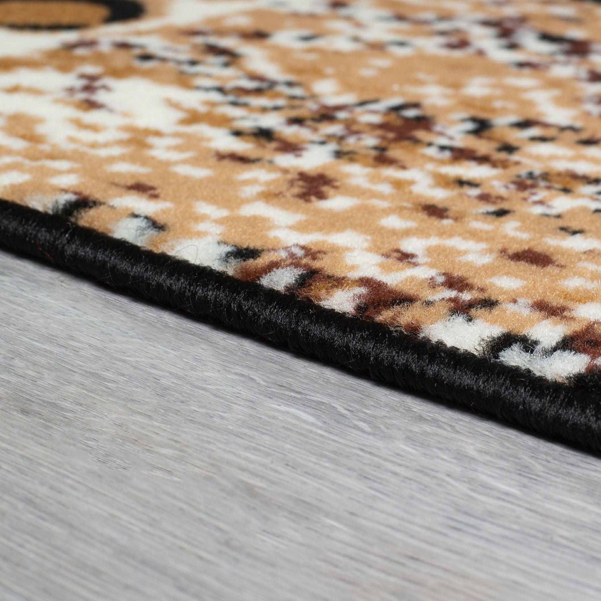 Stair Runner Hard Wearing Kitchen Mat - Texas Safari Print Stair Runner Rug Masters