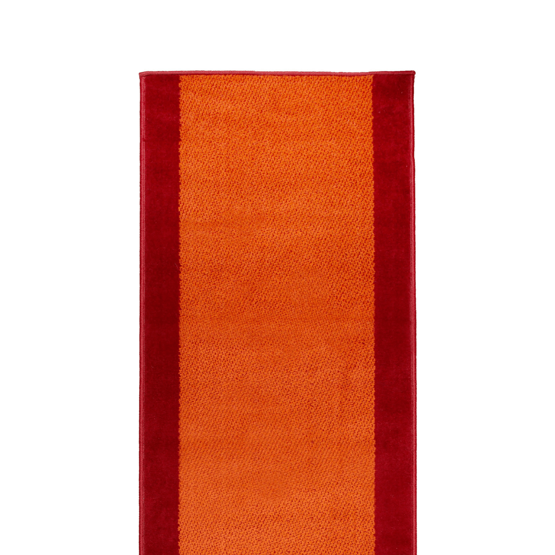 Stair Runner Hard Wearing Kitchen Mat - Texas Terracotta Border Stair Runner Rug Masters