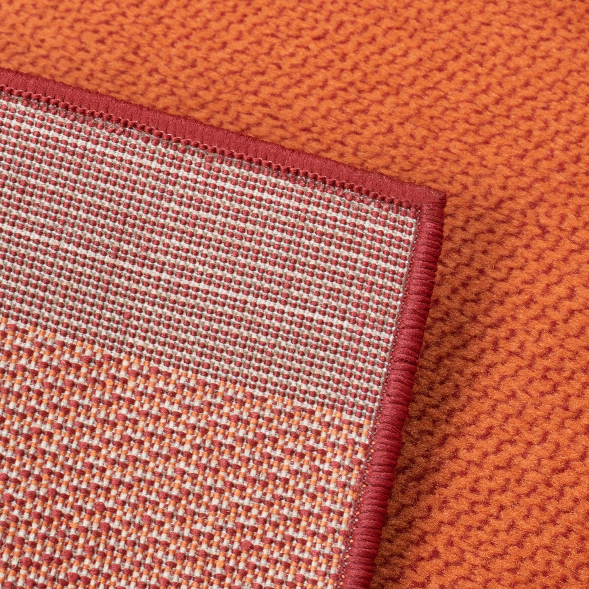 Stair Runner Hard Wearing Kitchen Mat - Texas Terracotta Border Stair Runner Rug Masters