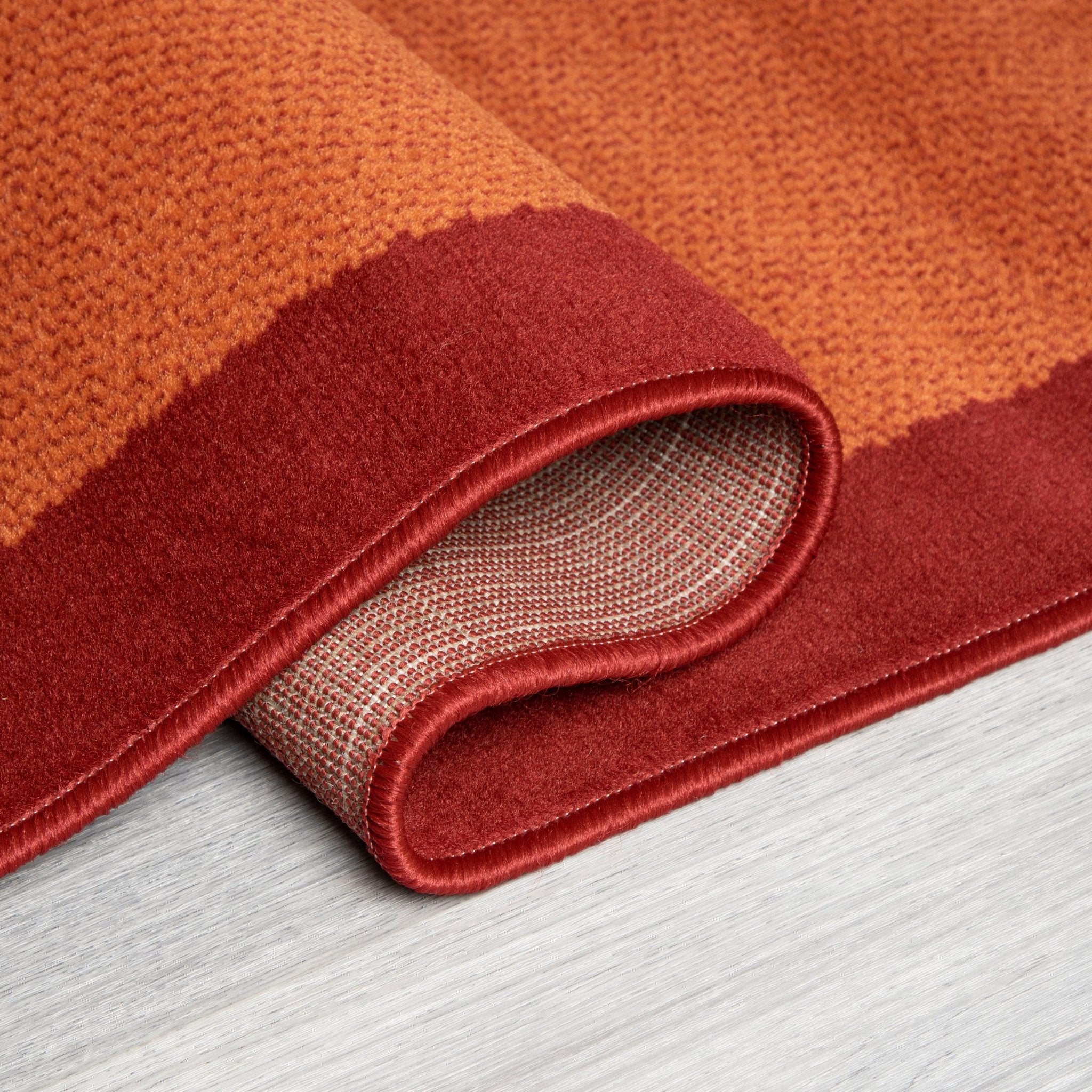 Stair Runner Hard Wearing Kitchen Mat - Texas Terracotta Border Stair Runner Rug Masters