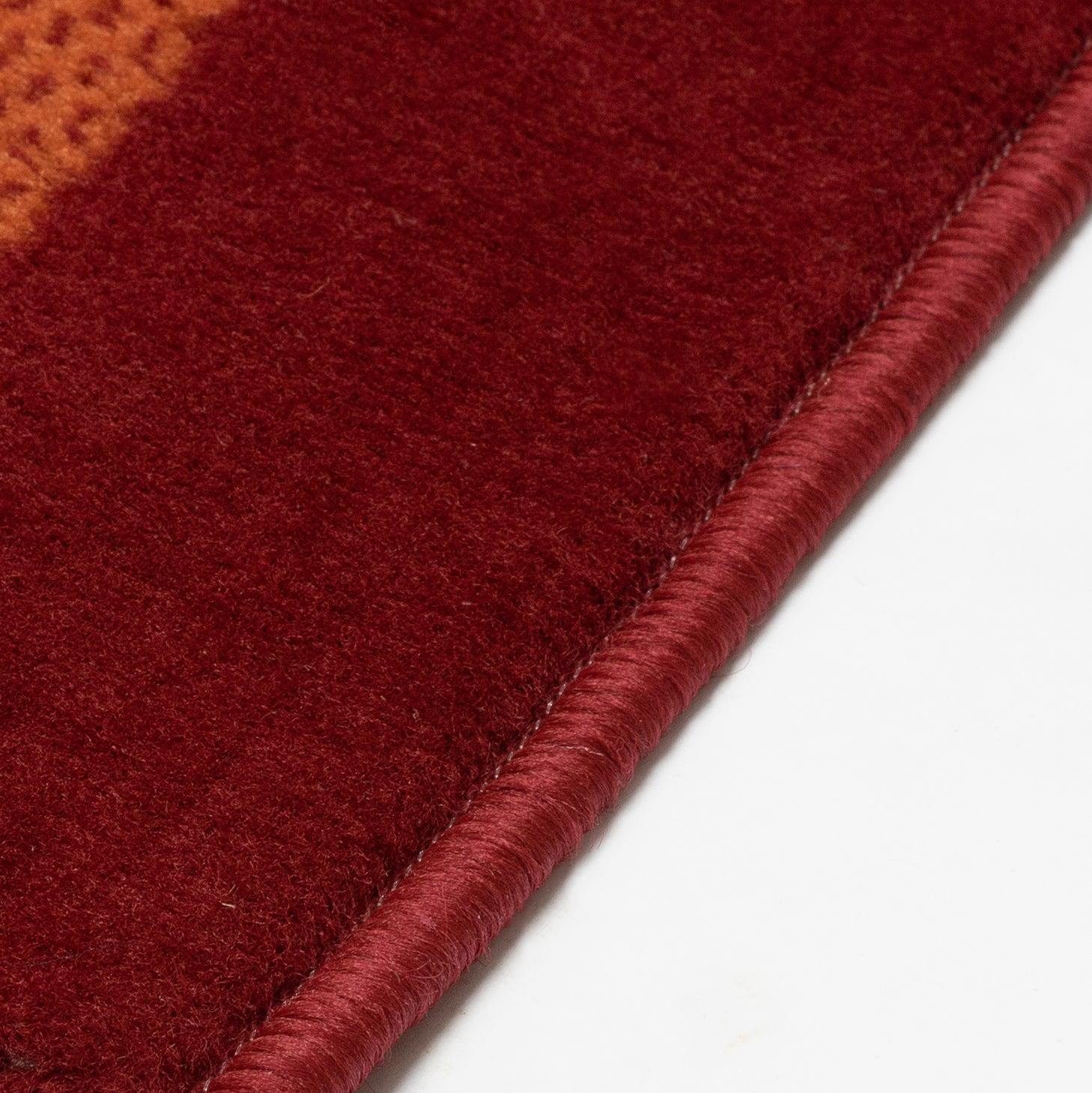 Stair Runner Hard Wearing Kitchen Mat - Texas Terracotta Border - Bargainia.com - 