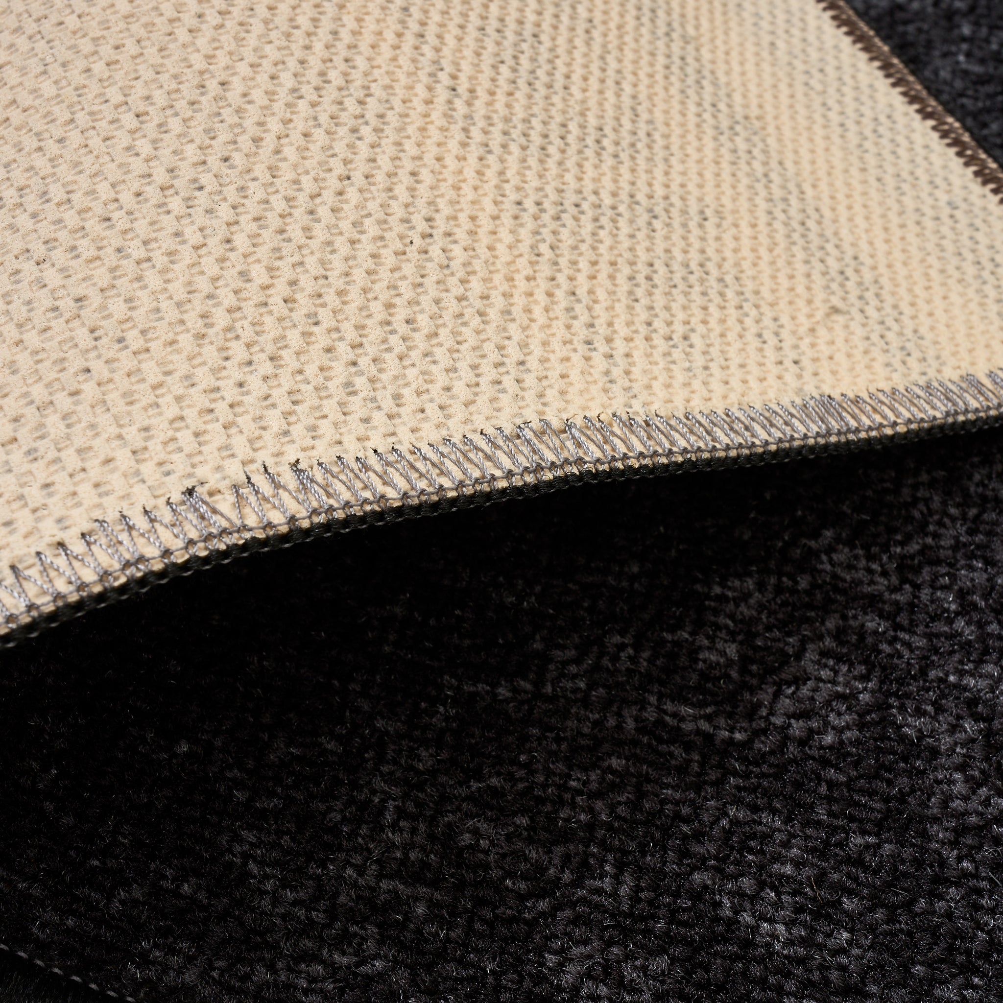 Stair Runner Non-Slip Kitchen Mat - Black Luna Stair Runner Rug Masters