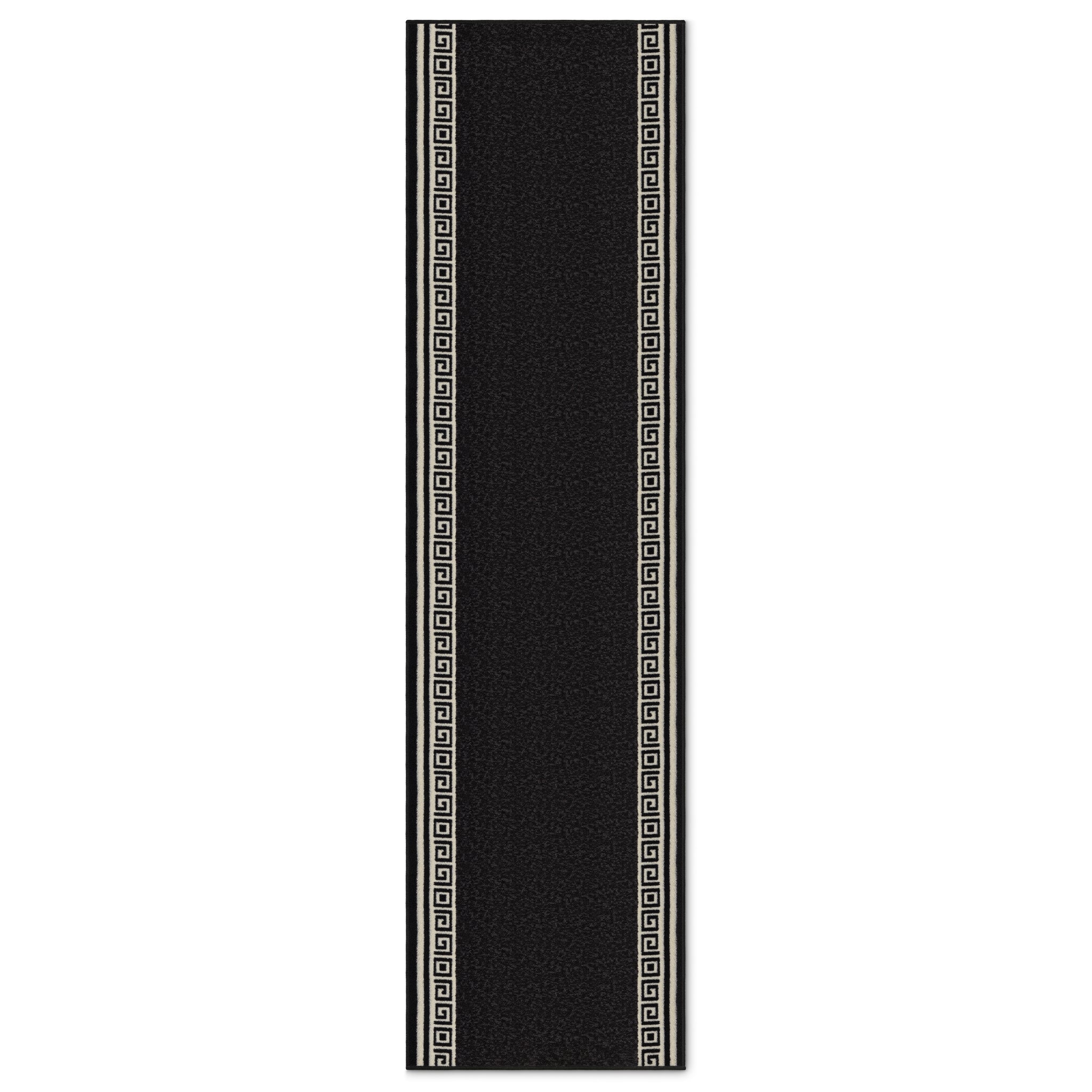 Stair Runner Non-Slip Kitchen Mat - Black Luna Stair Runner Rug Masters