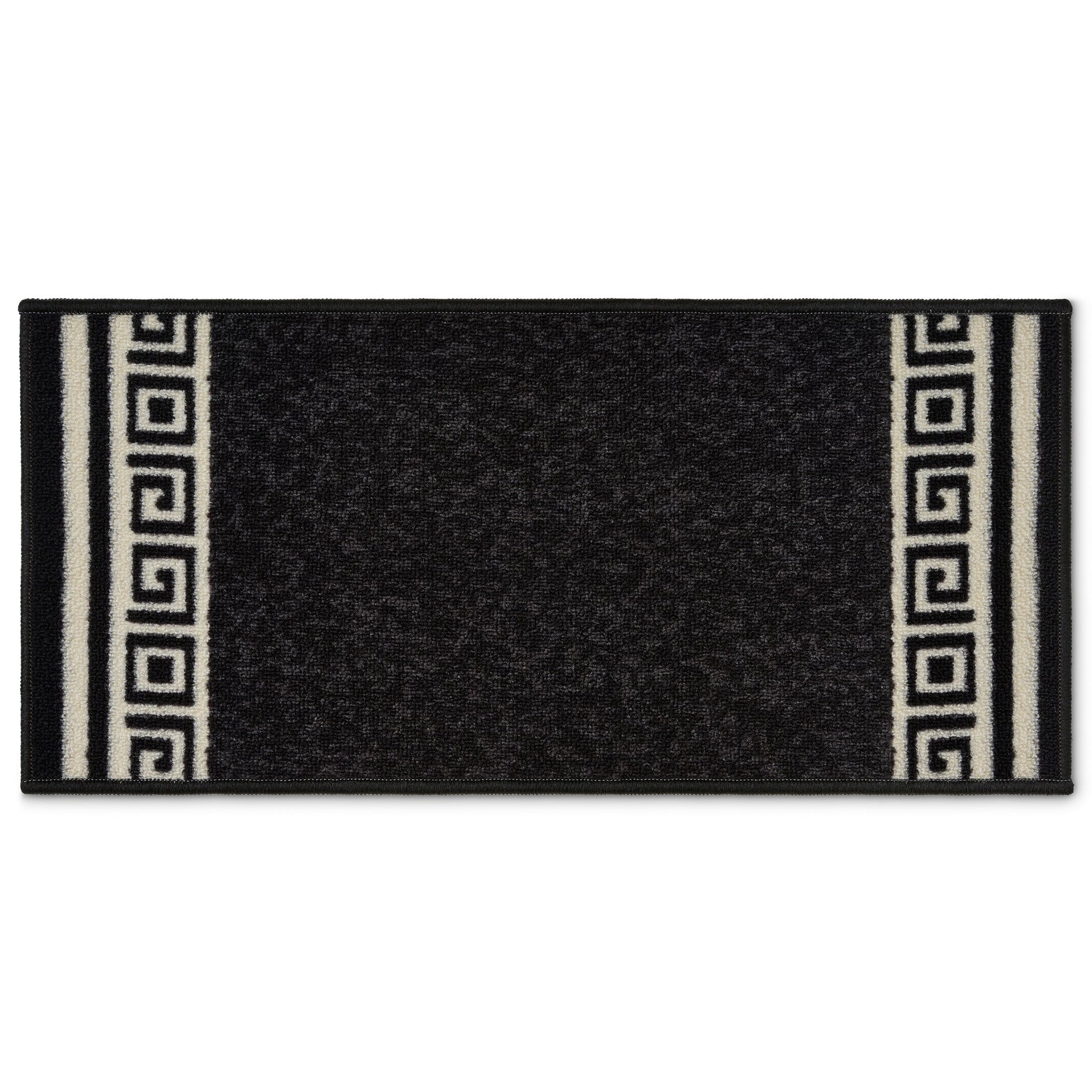 Stair Runner Non - Slip Kitchen Mat - Black Luna - Bargainia.com - 