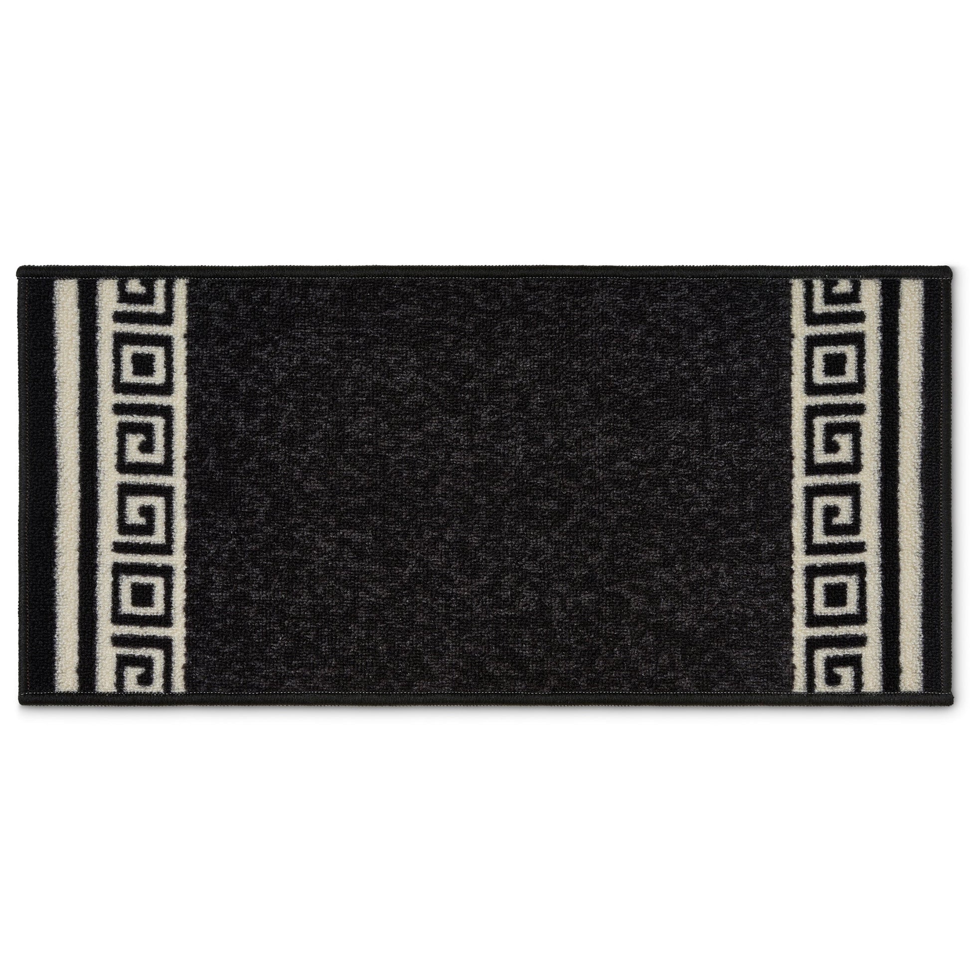 Stair Runner Non-Slip Kitchen Mat - Black Luna Stair Runner Rug Masters
