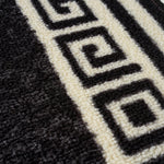 Stair Runner Non - Slip Kitchen Mat - Black Luna - Bargainia.com - 