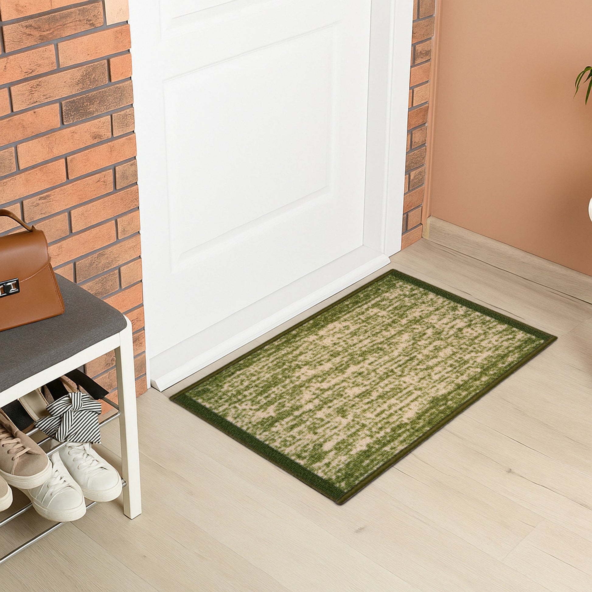 Stair Runner Non-Slip Kitchen Mat - Blend Green Rug Masters