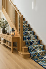 Stair Runner Non - Slip Kitchen Mat - Blue Anejo - Bargainia.com - 