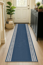 Stair Runner Non - Slip Kitchen Mat - Blue Luna - Bargainia.com - 