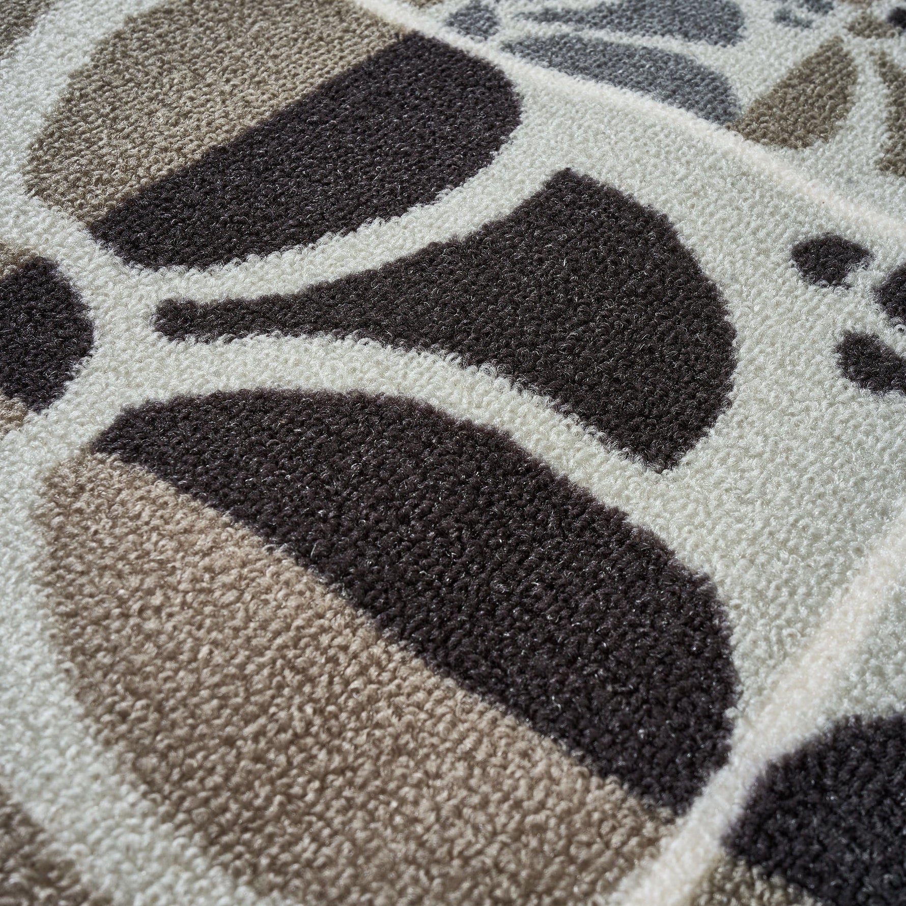 Stair Runner Non - Slip Kitchen Mat - Daisy Grey - Bargainia.com - 