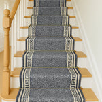 Stair Runner Non - Slip Kitchen Mat - Grey Luna - Bargainia.com - 