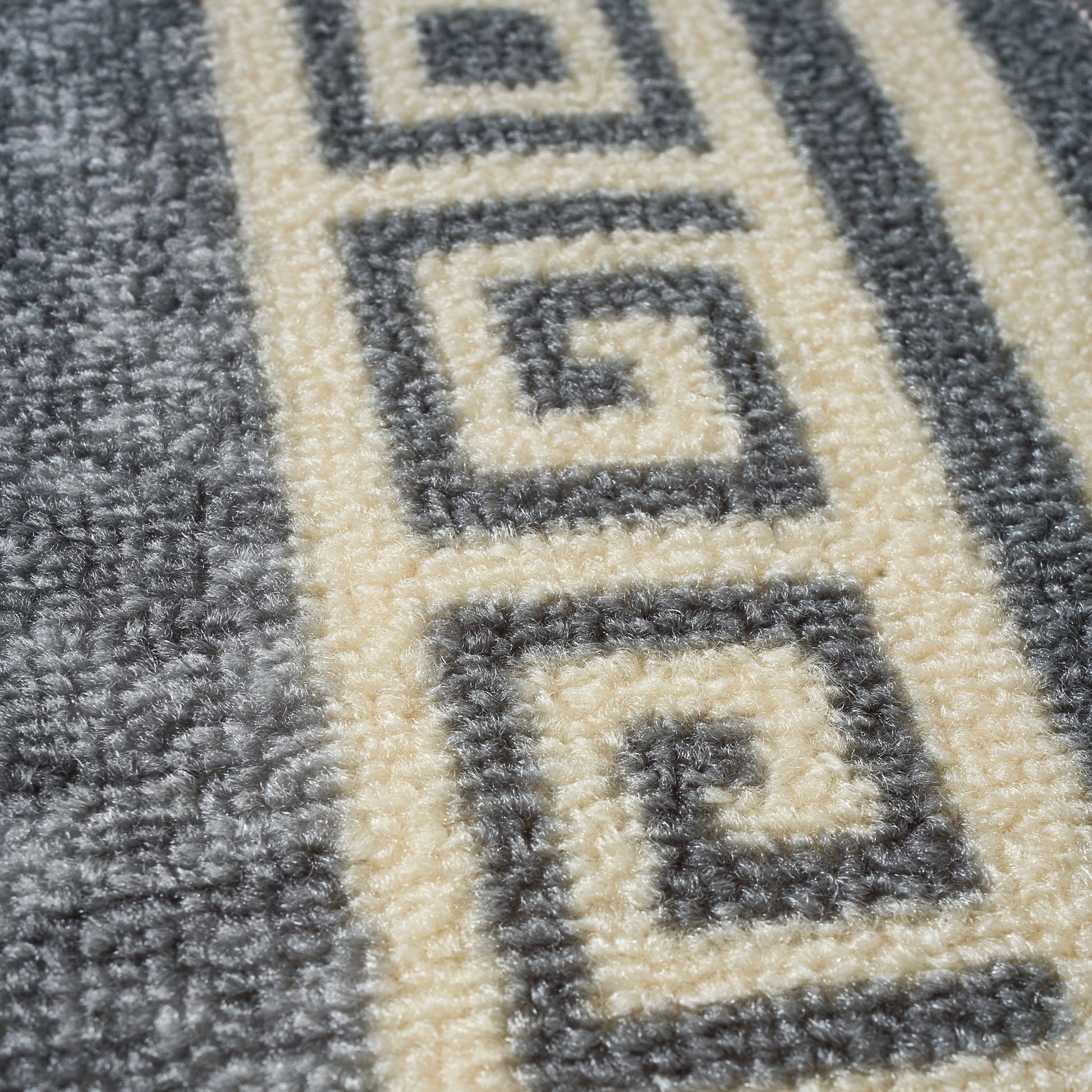 Stair Runner Non-Slip Kitchen Mat - Grey Luna Stair Runner Rug Masters