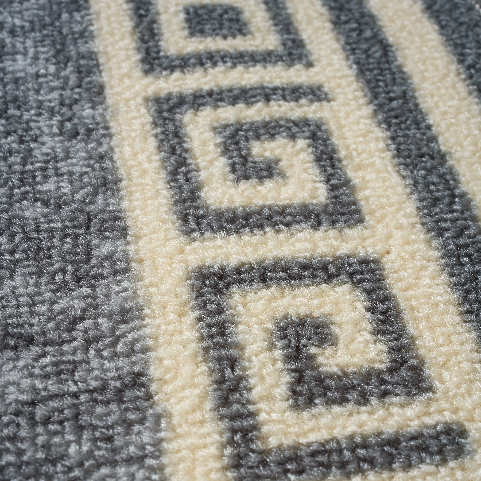 Stair Runner Non-Slip Kitchen Mat - Grey Luna Stair Runner Rug Masters