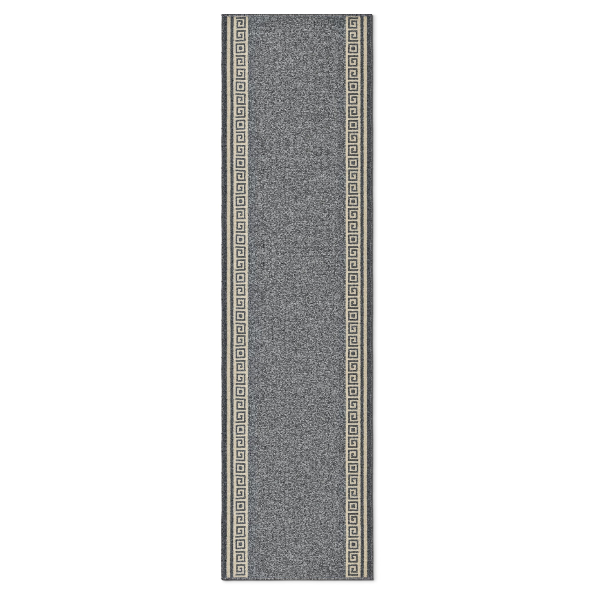 Stair Runner Non-Slip Kitchen Mat - Grey Luna Stair Runner Rug Masters