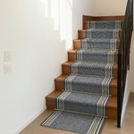 Stair Runner Non - Slip Kitchen Mat - Grey Luna - Bargainia.com - 