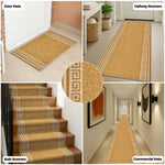 Stair Runner Non - Slip Kitchen Mat - Luna Beige - Bargainia.com - 