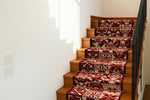 Stair Runner Non - Slip Kitchen Mat - Luna Red Tiles - Bargainia.com - 
