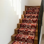 Stair Runner Non - Slip Kitchen Mat - Luna Red Tiles - Bargainia.com - 