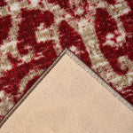 Stair Runner Non - Slip Kitchen Mat - Red Filigree - Bargainia.com - 
