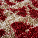 Stair Runner Non - Slip Kitchen Mat - Red Filigree - Bargainia.com - 