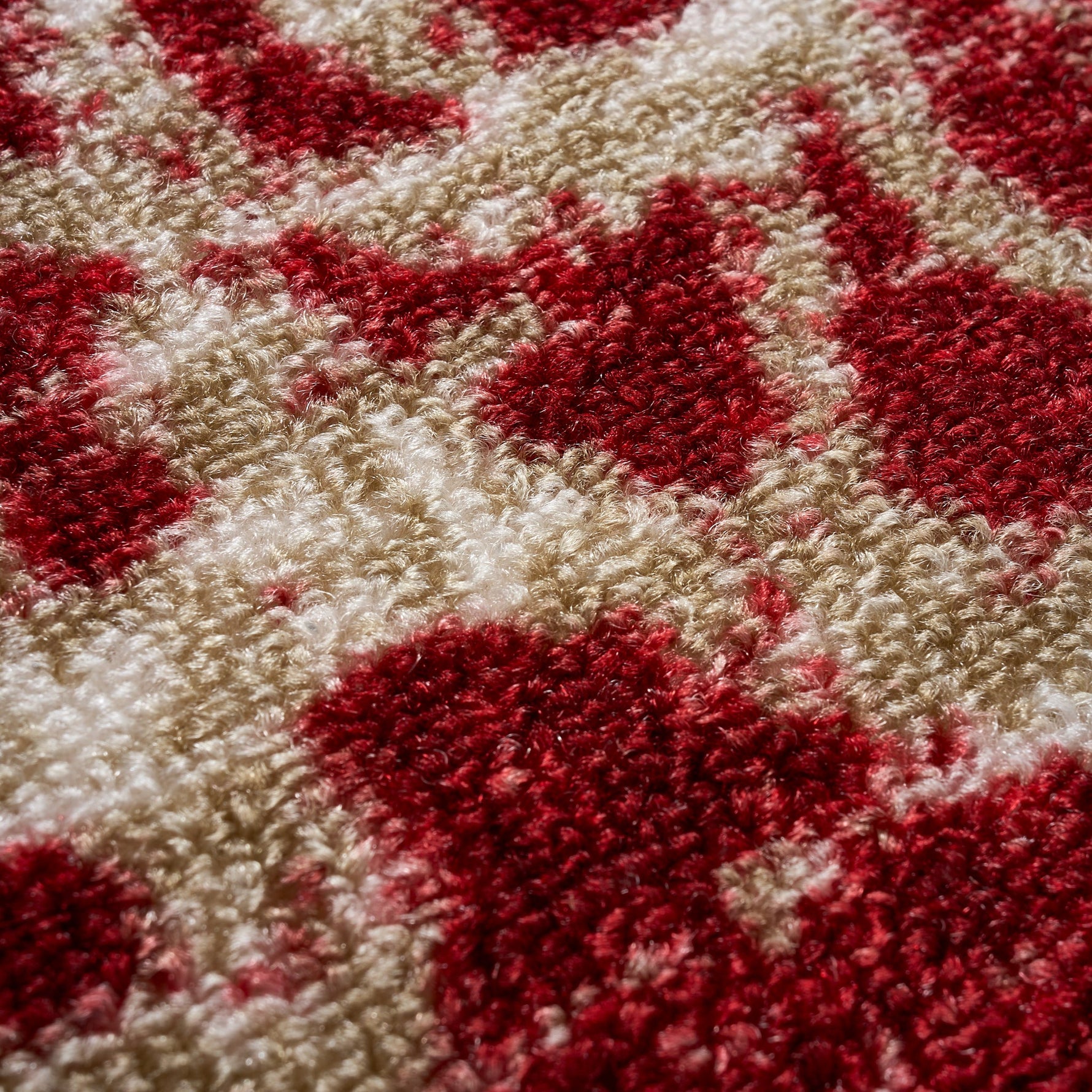 Stair Runner Non - Slip Kitchen Mat - Red Filigree - Bargainia.com - 