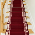Stair Runner Non - Slip Kitchen Mat - Red Luna - Bargainia.com - 