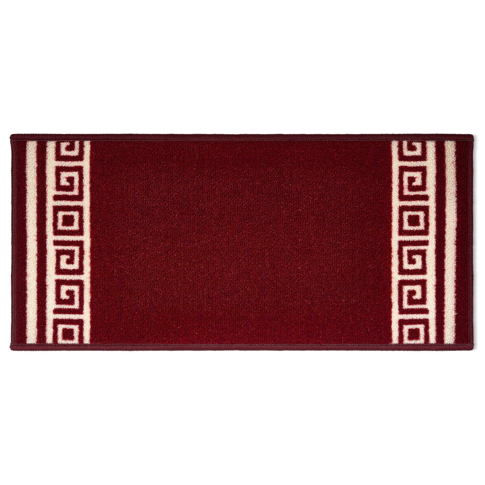 Stair Runner Non-Slip Kitchen Mat - Red Luna Stair Runner Rug Masters