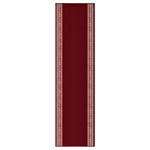 Stair Runner Non - Slip Kitchen Mat - Red Luna - Bargainia.com - 