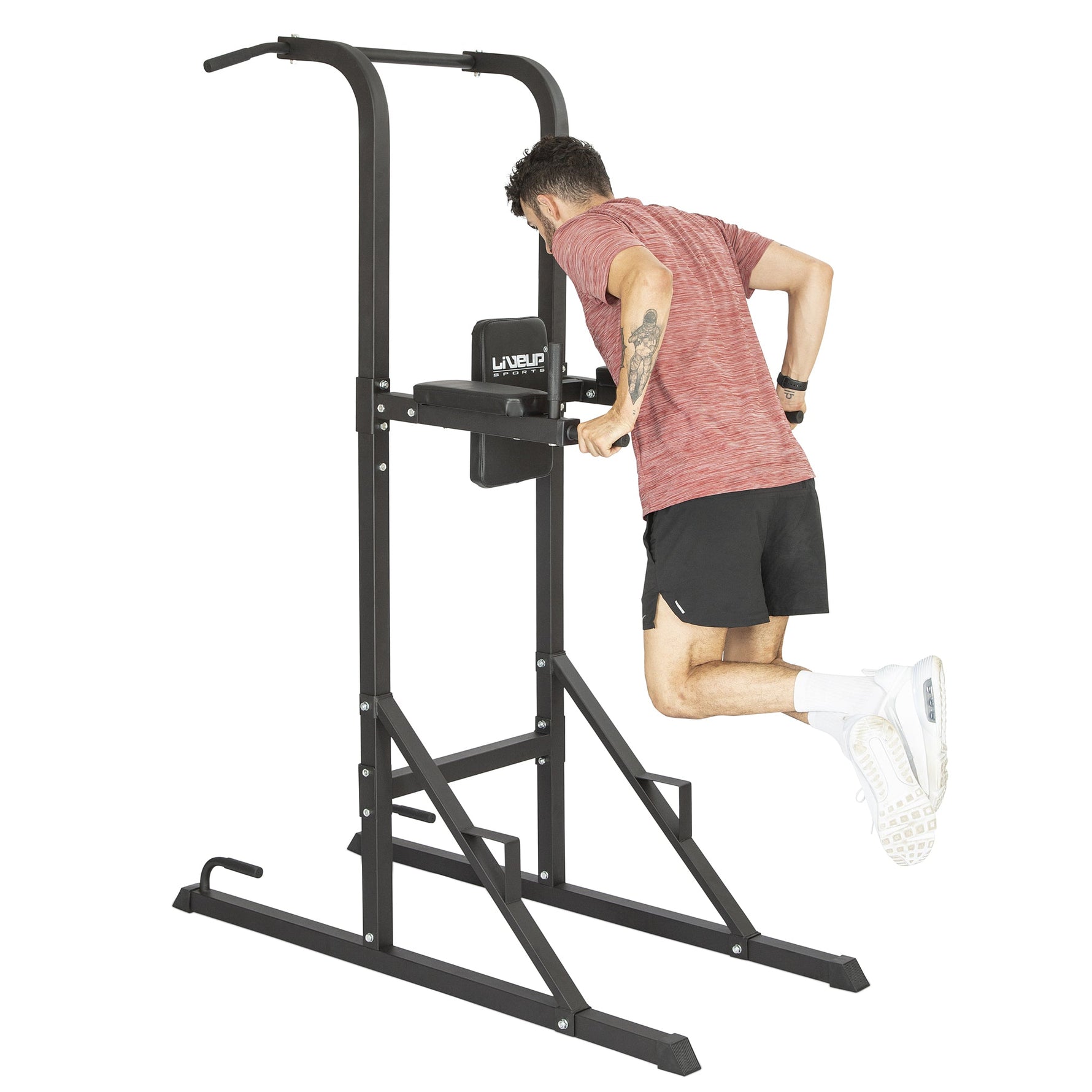 Liveup Sports 3 - in - 1 Power Tower: Pull - up & Dip Station - Bargainia.com - 
