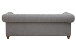Stella Three Seat Grey Linen Sofa - Bargainia.com - 