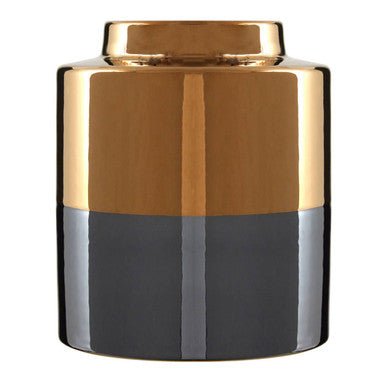 Stellar Dual Tone Small Metallic Finish Vase - Bargainia.com - 5018705393360