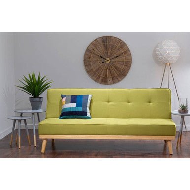 Stockholm 3 Seat Green Sofa Bed - Bargainia.com - 5018705466408 - 2405915