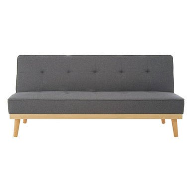 Stockholm 3 Seat Grey Sofa Bed - Bargainia.com - 