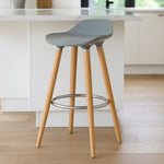 Stockholm Grey Bar Stool - Bargainia.com - 5018705336510
