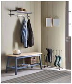 Stockholm Grey/Clay Washable Mat - Bargainia.com - 