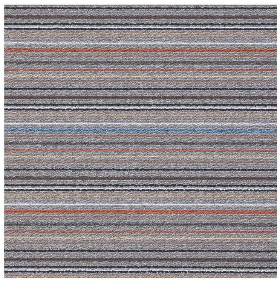 Stockholm Grey/Clay Washable Mat - Bargainia.com - 