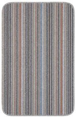 Stockholm Grey/Clay Washable Mat - Bargainia.com - 