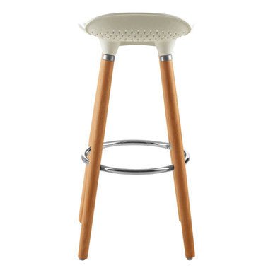 Stockholm Matte White Bar Stool - Bargainia.com - 5018705429205