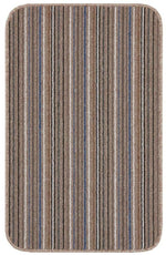 Stockholm Mocha/Blue Washable Mat - Bargainia.com - 