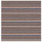 Stockholm Mocha/Blue Washable Mat - Bargainia.com - 