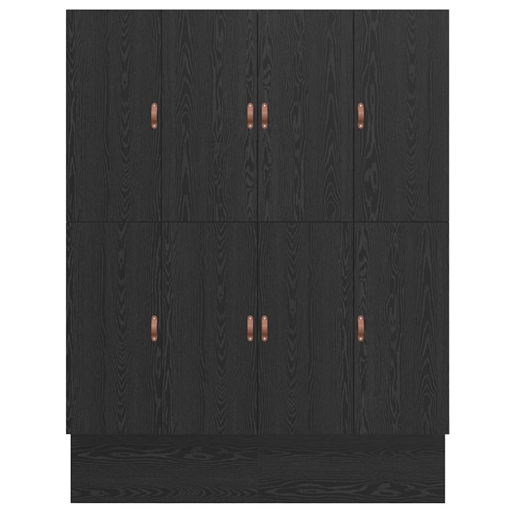 Storage Bed Frame Black Oak 200x200 cm - Bargainia.com - 8721158898029 - 3335622