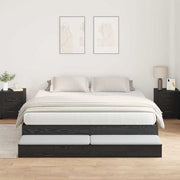 Storage Bed Frame Black Oak 200x200 cm - Bargainia.com - 8721158898029 - 3335622