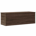 Storage Box Brown Oak 102x35x35 cm Engineered Wood - Bargainia.com - 