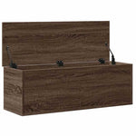 Storage Box Brown Oak 102x35x35 cm Engineered Wood - Bargainia.com - 