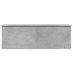 Storage Box Concrete Grey 102x35x35 cm Engineered Wood - Bargainia.com - 
